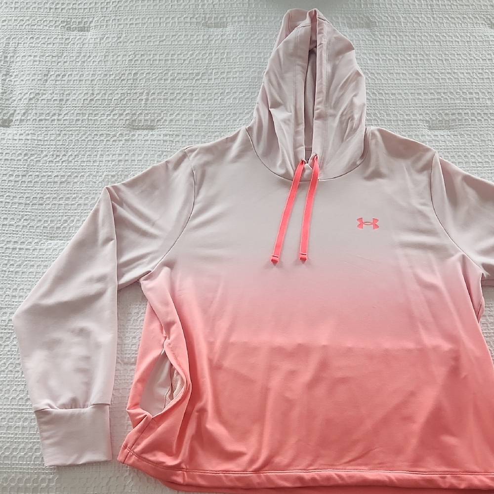Under Armour Light Pink Gradient Hoodie